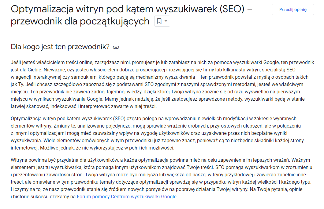 Optymalizacja stron w Starokrzepicach – developers.google.com/search/docs/fundamentals/seo-starter-guide?hl=pl
