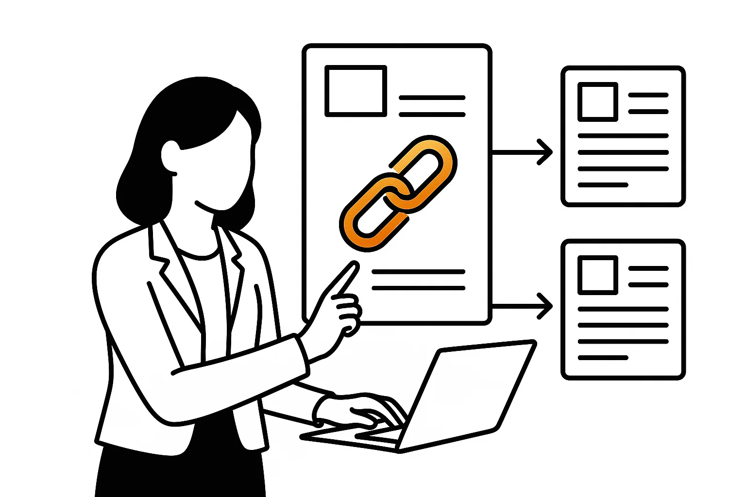 Linkowanie wewnętrzne (internal linking)