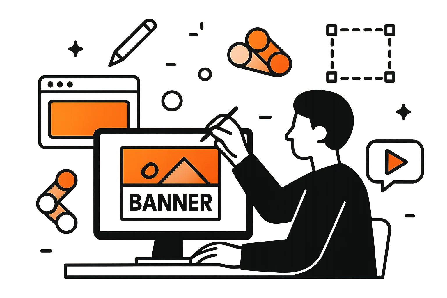 Projekty graficzne banerów reklamowych