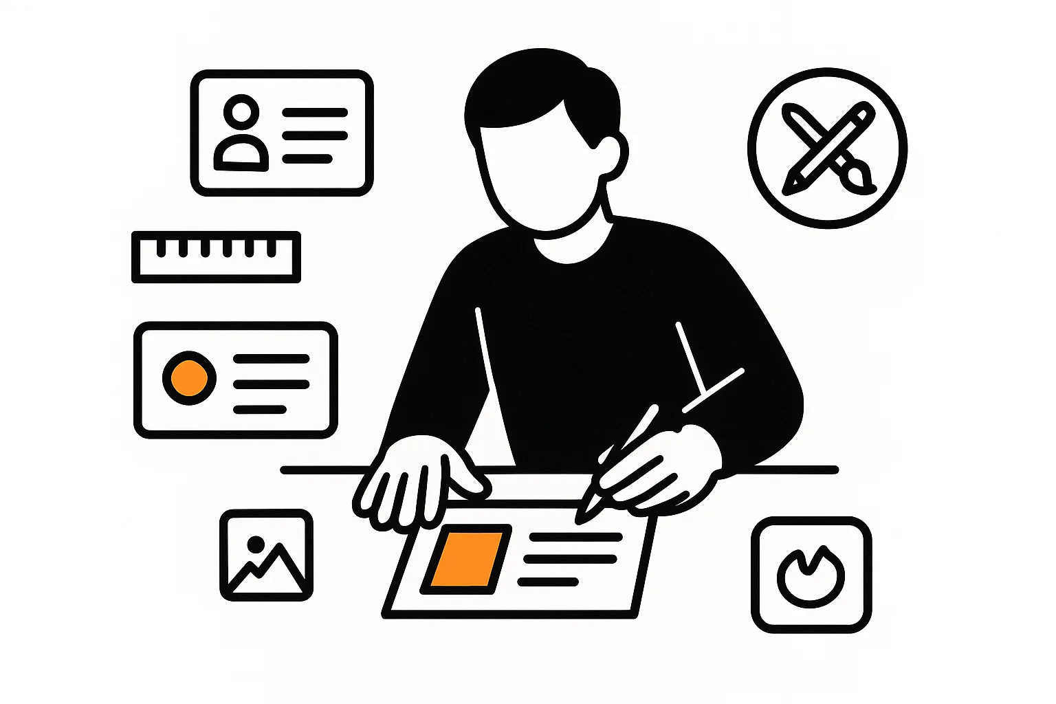 Projekty graficzne wizytówek