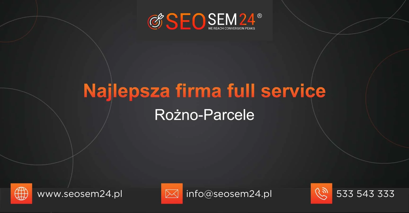 Najlepsza firma full service Rożno-Parcele