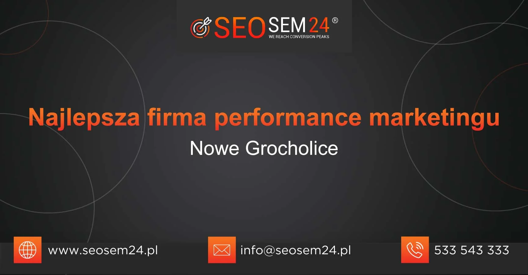 Najlepsza firma performance marketingu Nowe Grocholice