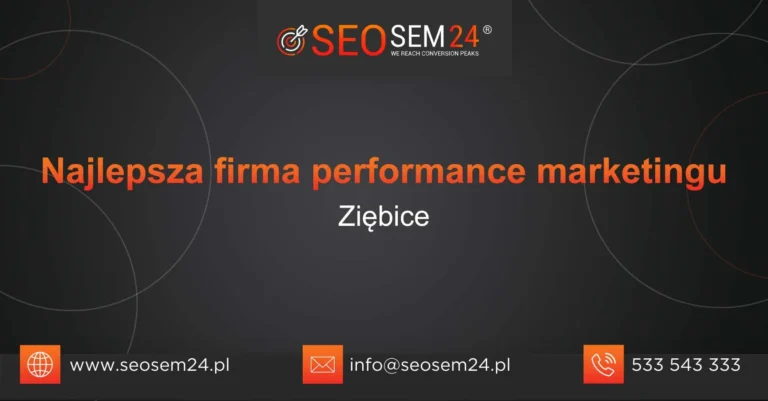 Najlepsza firma performance marketingu Ziębice
