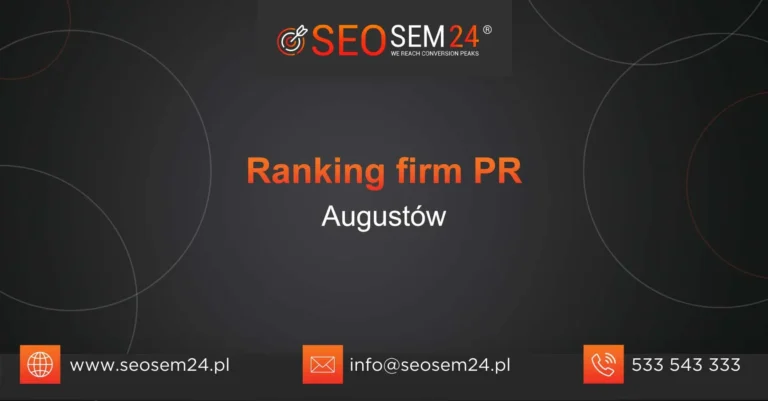 Ranking firm PR Augustów