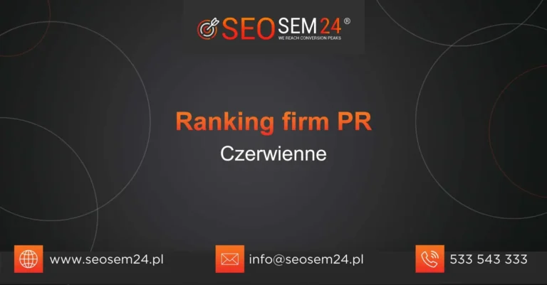 Ranking firm PR Czerwienne