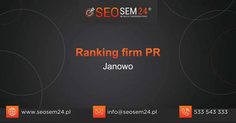 Ranking firm PR Janowo