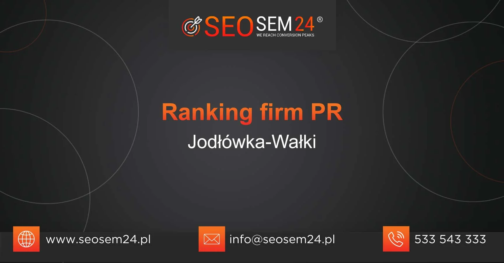 Ranking firm PR Jodłówka-Wałki
