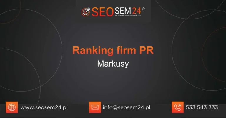 Ranking firm PR Markusy