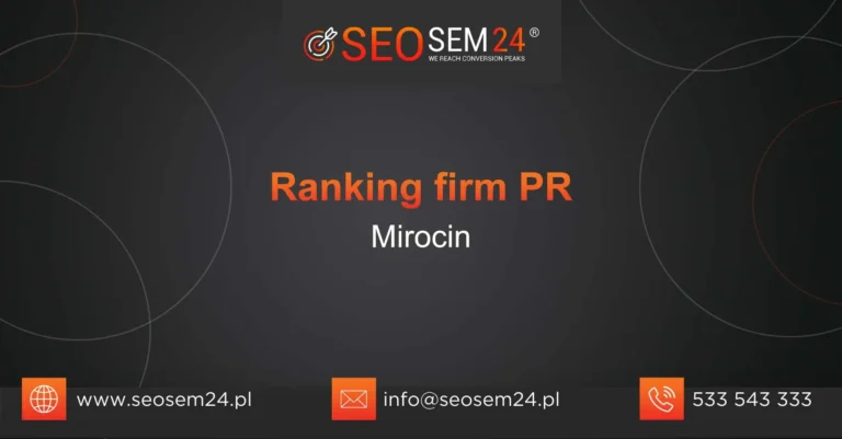 Ranking firm PR Mirocin