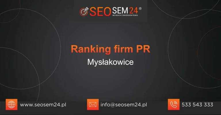 Ranking firm PR Mysłakowice