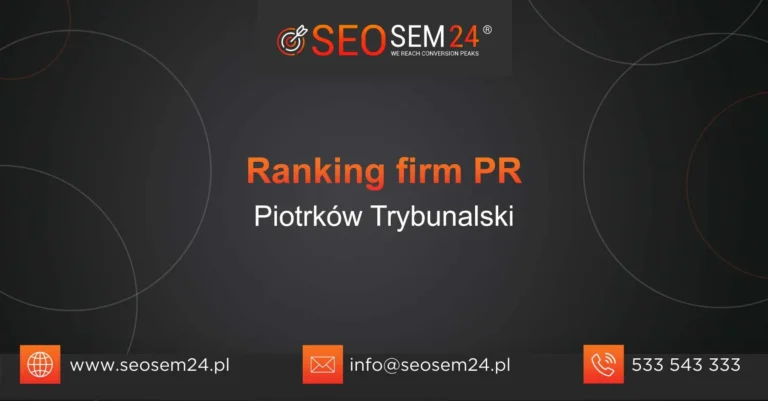 Ranking firm PR Piotrków Trybunalski