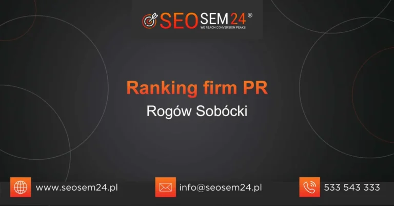 Ranking firm PR Rogów Sobócki