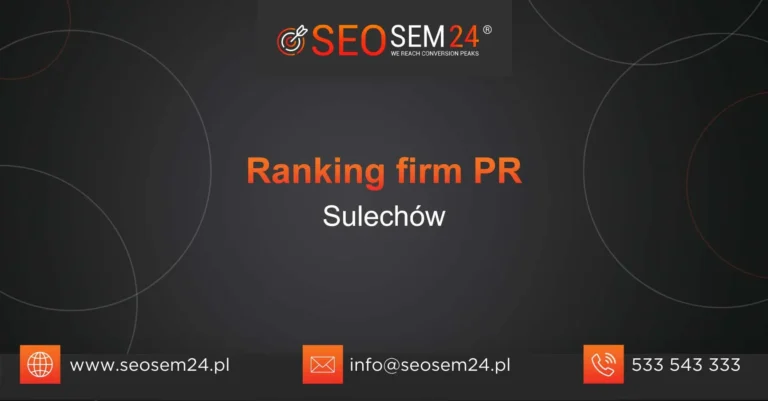 Ranking firm PR Sulechów