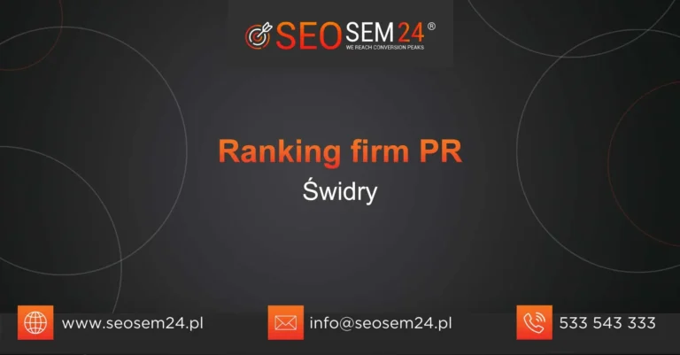 Ranking firm PR Świdry