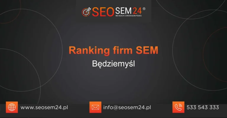 Ranking firm SEM Będziemyśl