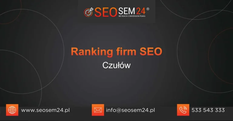 Ranking firm SEO Czułów