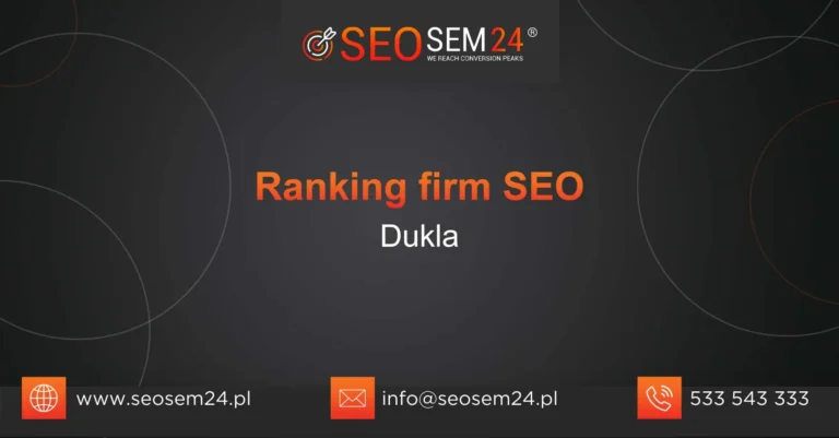 Ranking firm SEO Dukla