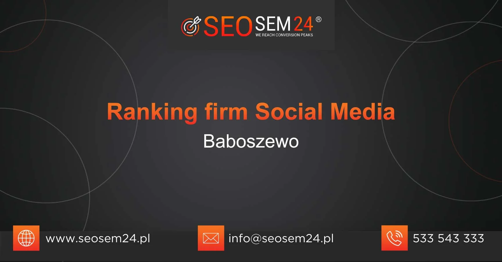 Ranking firm social media Zabierzów