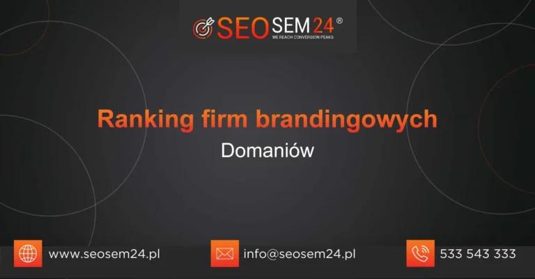 Ranking firm brandingowych Domaniów
