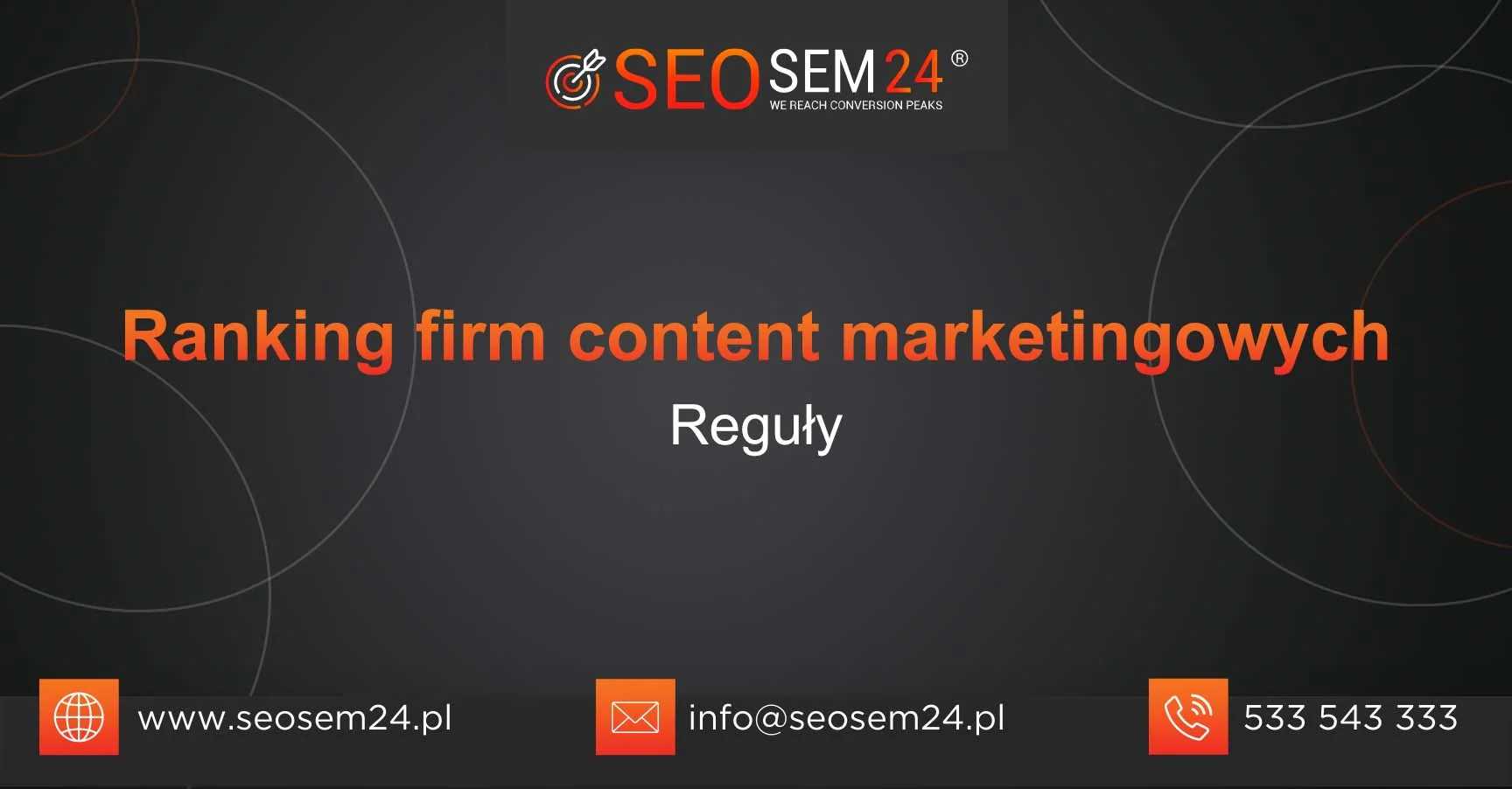 Ranking firm content marketingowych Zabierzów