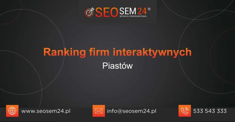Ranking firm interaktywnych Piastów