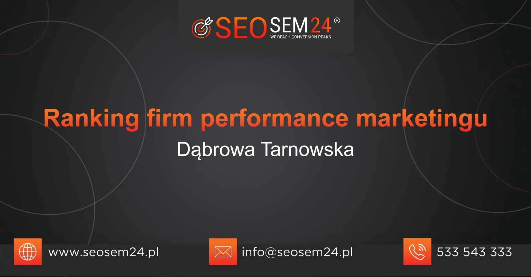 Ranking firm performance marketingu Dąbrowa Tarnowska