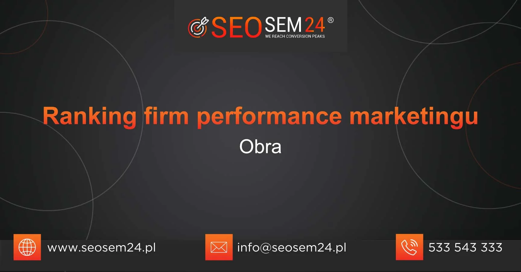 Ranking firm performance marketingu Obra