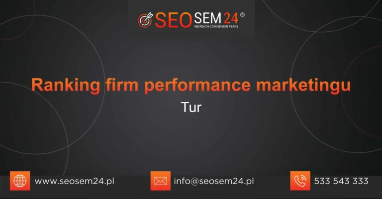Ranking firm performance marketingu Tur
