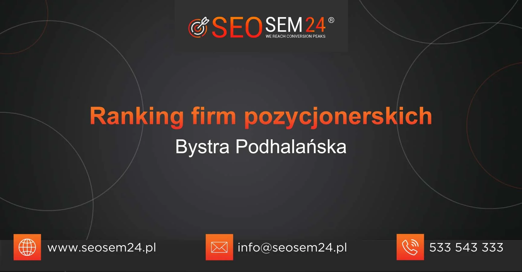 Ranking firm pozycjonerskich Bystra Podhalańska Ranking firm pozycjonerskich Bystra Podhalańska
