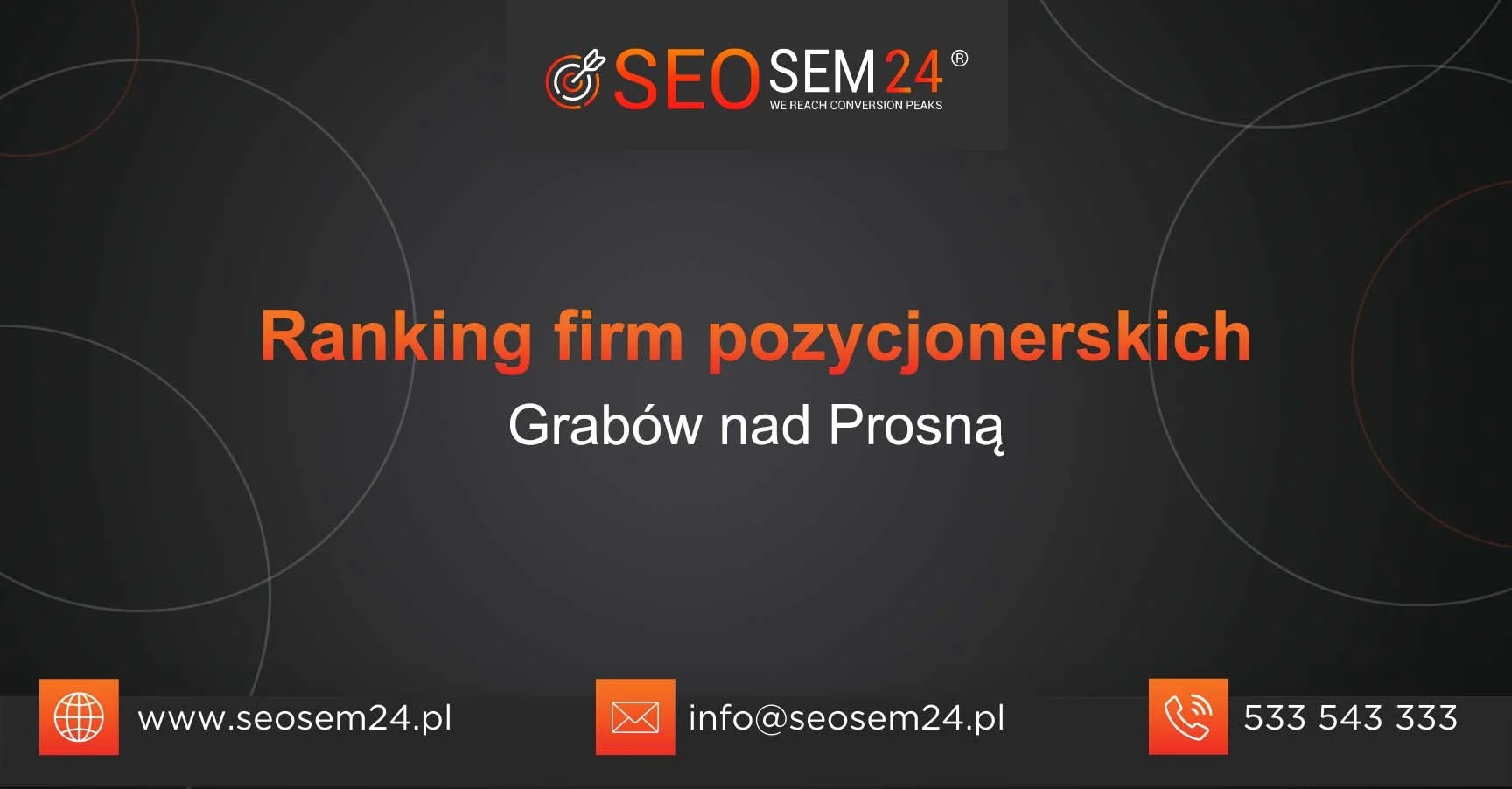 Ranking firm pozycjonerskich Grabów nad Prosną