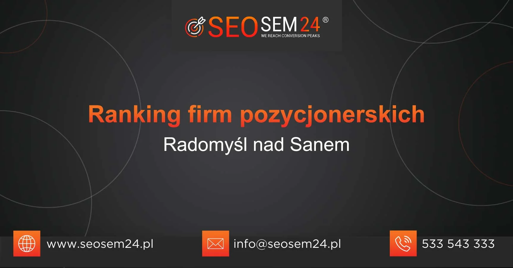 Ranking firm pozycjonerskich Radomyśl nad Sanem Ranking firm pozycjonerskich Radomyśl nad Sanem